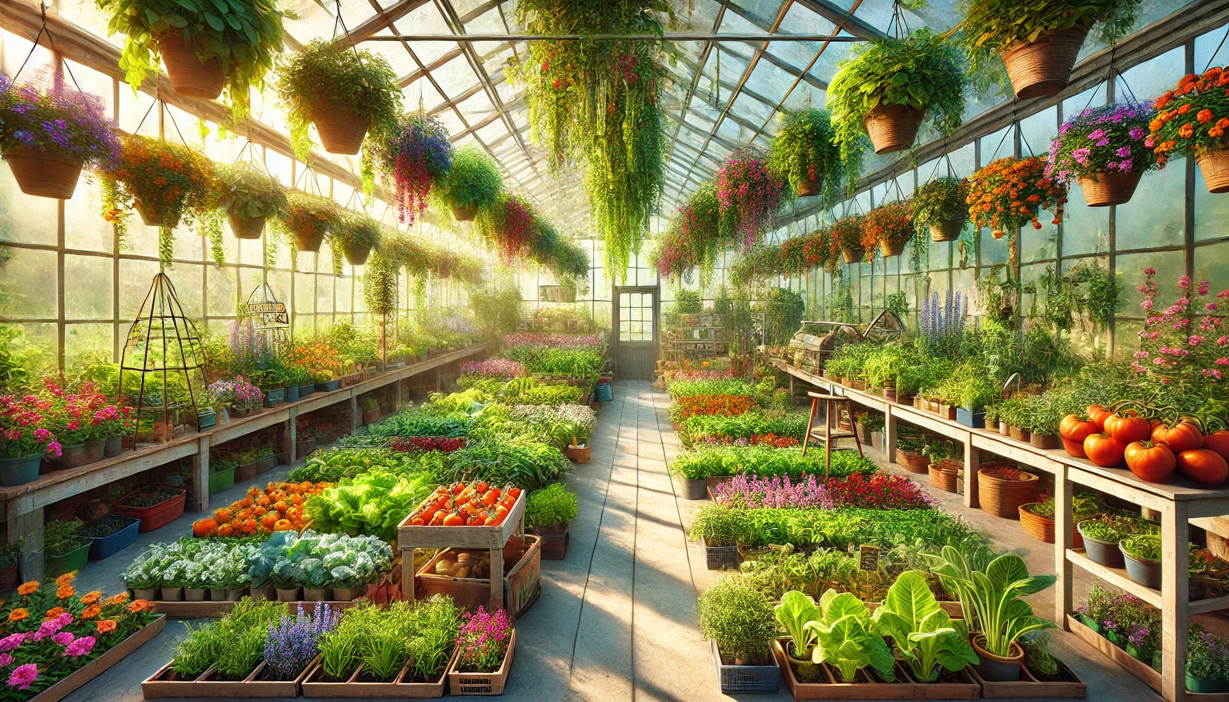 Greenhouse Gardening: Cultivating Quality Crops and Flowers