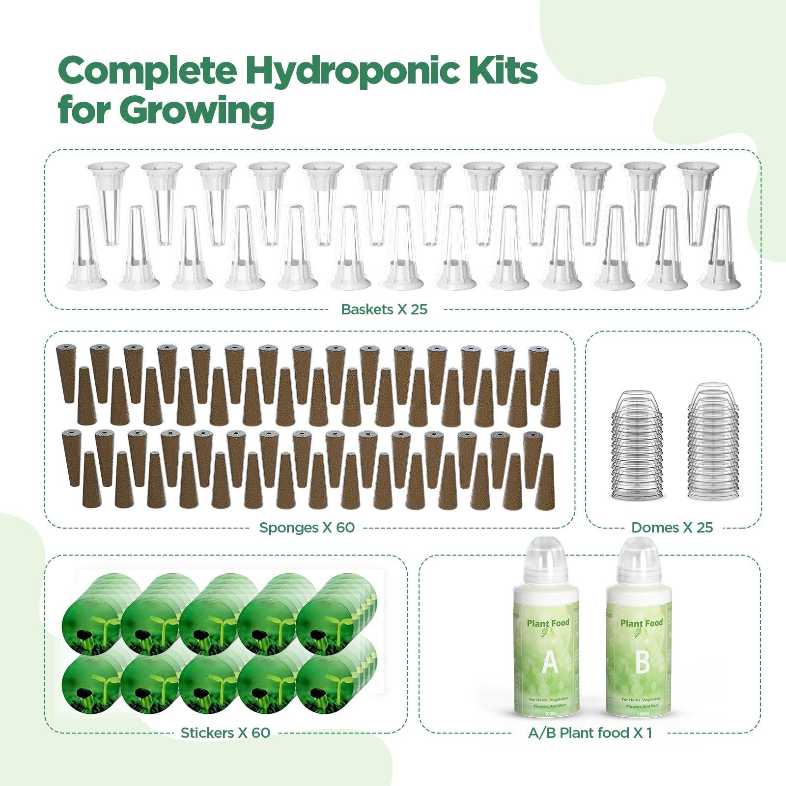 172Pcs Hydroponics System Replacement Pod Kits Review